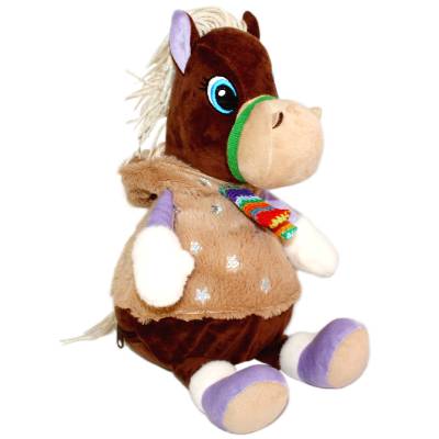 Сладкий новогодний подарок в мягкой игрушке весом 1000 грамм