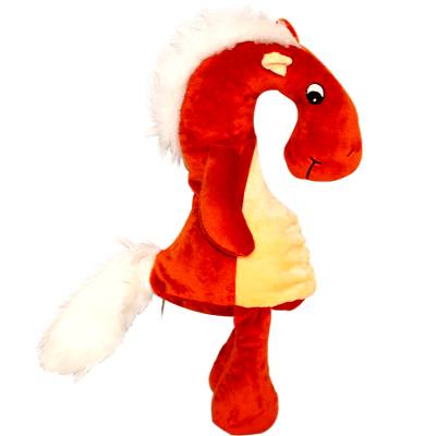 Детский новогодний подарок в мягкой игрушке весом 400 грамм